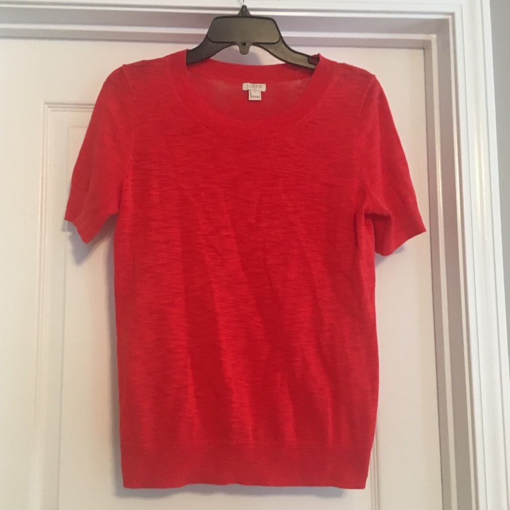 Short-sleeved J Crew sweater!